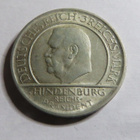 Saksa/Weimarin tasavalta 3 mark 1929 D/Hindenburg - pikkukuva 1