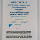 Henri Jalo : Lyhyet kertomukset ja muuta proosaa - pikkukuva 2