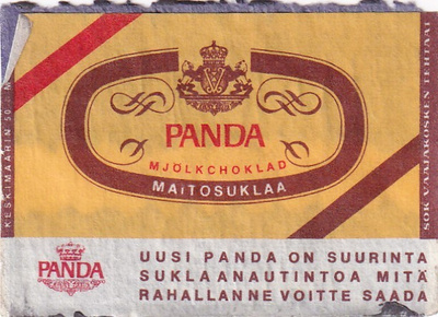 PANDA Maitosuklaa  8/10