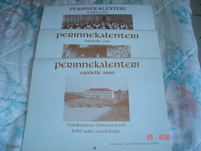 Outokumpu, perinnekalenterit 3 kpl