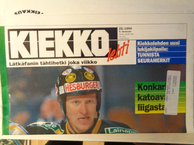 Kiekkolehti Nro 25/1994 (23.1)