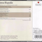 Famous Rhapsodies•Chabbrier, Lalo, Gershwin, Ravel, Liszt CD - pikkukuva 2