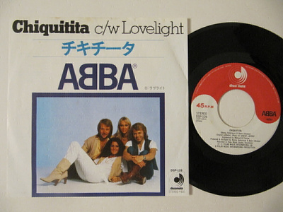 Abba Chiquitita Lovelight 7" sinkku Japanilainen