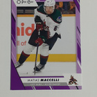 2023-24 O-Pee-Chee - Purple Border #30 Matias Maccelli SN49 - pikkukuva 1