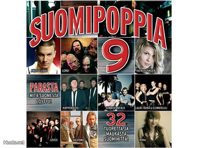 2CD SUOMIPOPPIA 9 SONY 2006 uudenveroinen