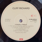 Cliff Richard – I'm Nearly Famous LP - pikkukuva 2