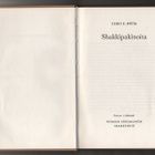 Böök, Eero: Shakkipakinoita, WS 1967, sid., K3 + - pikkukuva 1