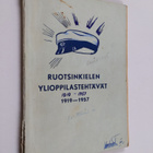 Ruotsinkielen ylioppilastehtävät : (1919-1957) - pikkukuva 1