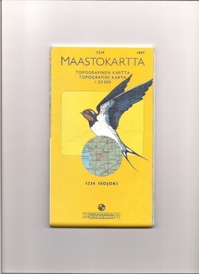 Maastokartta 1:50 000 Isojoki