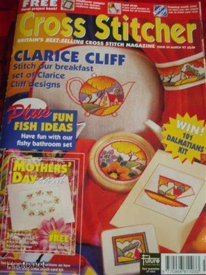 Ristipistolehti Cross Stitcher 54 Värikkäitä malleja!