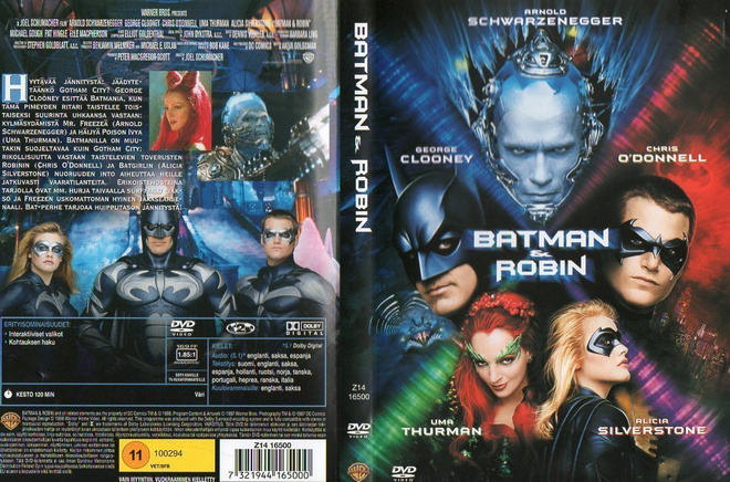 Batman & Robin	(1 260)	K	-FI-	suomik.	DVD		george clooney