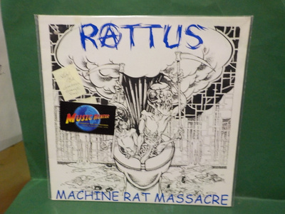 RATTUS - MACHINE RAT MASSACRE VG+/EX LP
