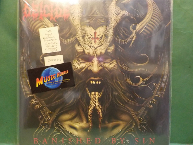 DEICIDE - BANISHED BY SIN - SILVER OPAQUE GER 2024 UUSI LP