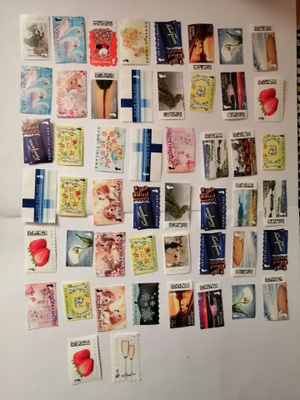 Ohileimattuja ikimerkkejä 50 kpl pestyjä