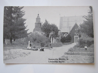 VANHA Postikortti Sammatti Lohja 1900-luku