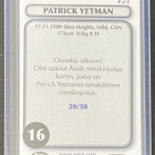 10-11 Ässät Team Set Signature Patrick Yetman /50 - pikkukuva 2