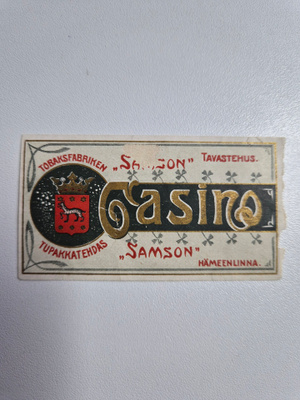 Tupakka etiketti Casino Hämeenlinna (13075)