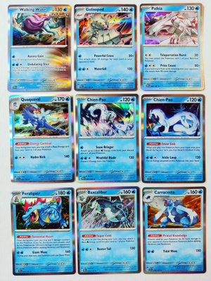 Pokemon Holo Rare kortteja 9kpl