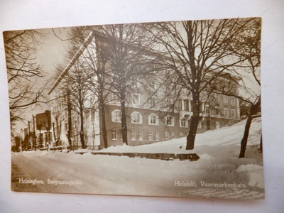 VANHA Postikortti Helsinki Vuorimiehenkatu 1930-l