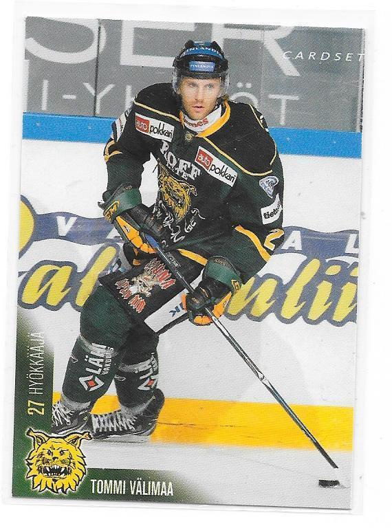 2010-11 CardSet #213 Tommi Välimaa Ilves