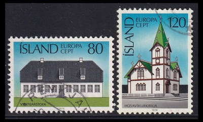 Islanti 530-1 o Europa vanhoja rakennuksia (1978)