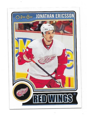 2014-15 OPC #199 Jonathan Ericsson Detroit Red Wings