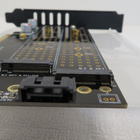 Adapteri NVMe kahdelle M.2 levylle plus SATA-liitin PCIe - pikkukuva 5