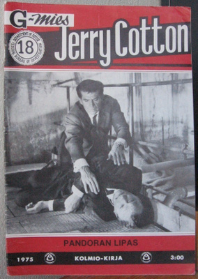 G-mies Jerry Cotton 18 / 1975. Kolmio-kirja.