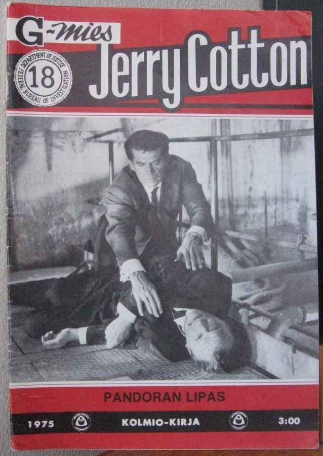 G-mies Jerry Cotton 18 / 1975. Kolmio-kirja.
