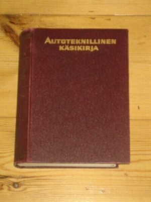 Autoteknillinen Käsikija, Toivo Nieminen Pentti Lampila 1958