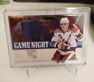 2011-12 Pinnacle Game Night Materials Marian Gaborik #18