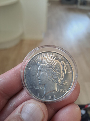 Kuvan peace dollari 1922
