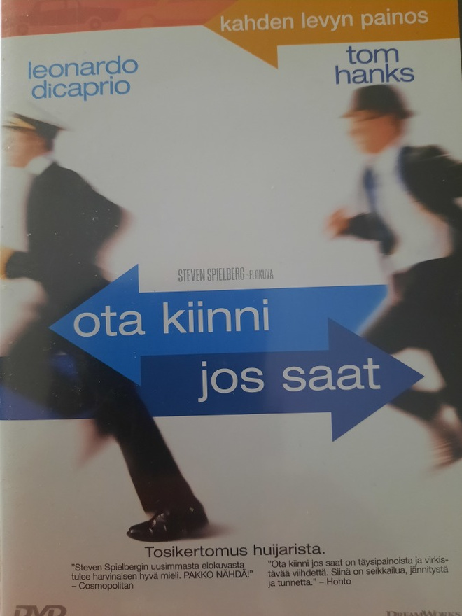 OTA KIINNI JOS SAAT DVD ( Tom Hanks, Leonardo DiCaprio)