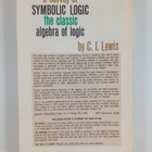 C. I. Lewis : A Survey of Symbolic Logic - The Classic Al... - pikkukuva 2