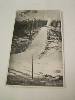 VANHA Postikortti Kuopio 1950-l Alkup.Mallikappale