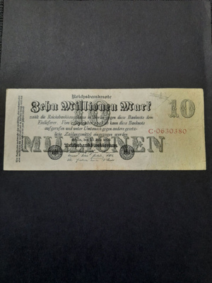 Saksa Zehn Millionen Mark 1923