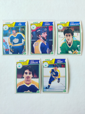 83-84 Opc - Los Angeles Kings 5kpl