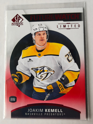 Joakim Kemell 2025-26 SP Authentic Future Watch Limited Red