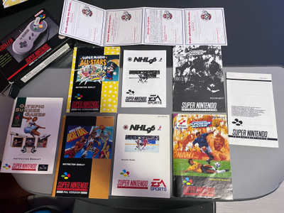 Super Nintendo pelien ohjeita