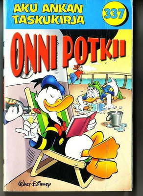 Aku Ankan taskukirja 337 Onni potkii