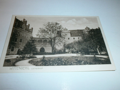 Wittenberg, Lutherhof, vanha mv postikortti, ei p.
