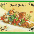 Tub Joulumerkki 1985 Joulutonttuja kortilla - pikkukuva 2