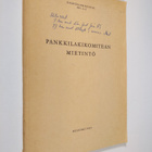Pankkilakikomitean mietintö - Komiteanmietintö 1967 : A 8 - pikkukuva 1