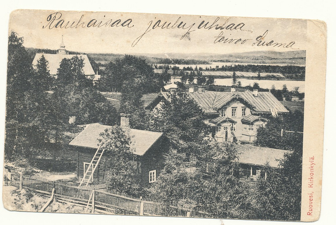 RUOVESI, KIRKONKYLÄ - vanha Carte POstale