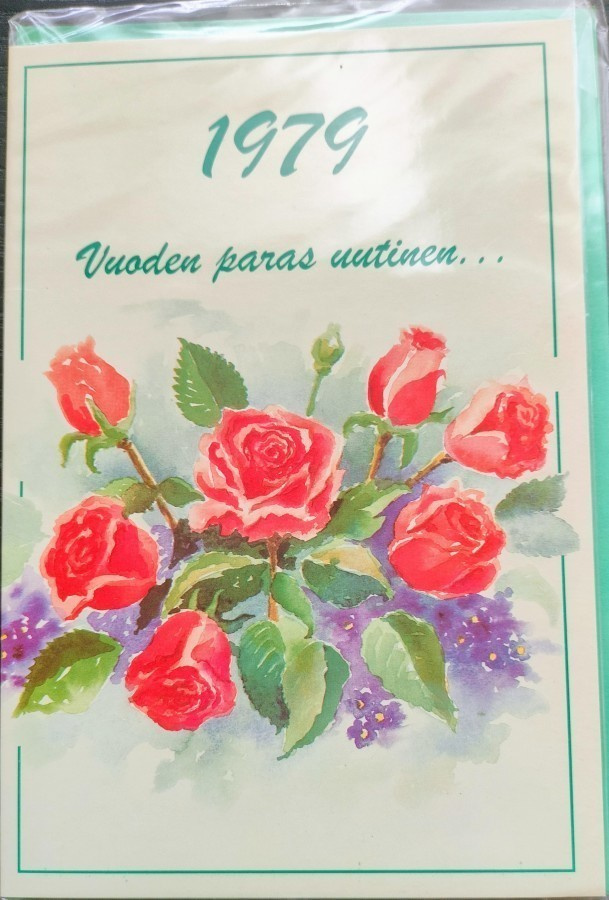 Onnittelukortti  vuonna 1979 syntyneelle