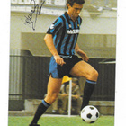 Inter Milan Teamissued Signed kortti # Graziano Bini , Ita - pikkukuva 1