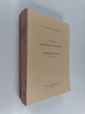 H. Paasonens : Lexica societatis fenno-ugricae 23, 1 : Mo...