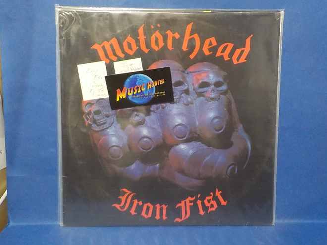 MOTÖRHEAD - IRON FIST EX-/EX+ FIN -87 1.PAINOS LP