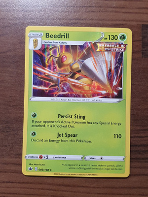 Pokemon Beedrill 003/198 Holo Rare