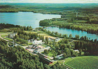 Postikortti, HEINÄVESI, Valamon Luostari, Ilmakuva